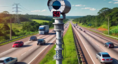 Rodovias do Paraná começam a testar radares que calculam velocidade média dos veículos