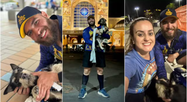 Cachorro caminha 150 km em romaria para Aparecida e é adotado por fiel