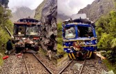Colisão entre trens em via para Machu Picchu deixa 15 feridos