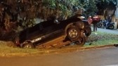 Condutor fica ferido em acidente
