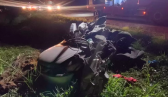 Grave acidente mata uma pessoa e deixa carro em pedaços em SC