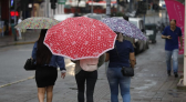 Semana começa com chuva em Santa Catarina