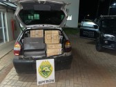 BPFRON apreende veículo carregado com bebidas estrangeiras
