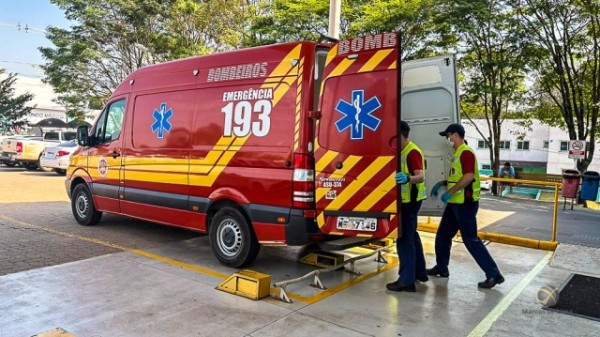 Trabalhador é resgatado após queda de três metros em São Miguel do Oeste