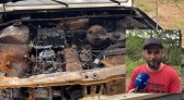 Carro que ajudava família a trabalhar é destruído por incêndio e moradores pedem solidariedade