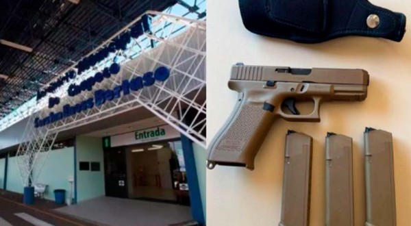 Homem tenta embarcar em avião com pistola em Chapecó