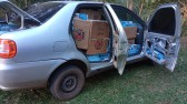 900 pacotes de cigarro contrabandeados são apreendidos pela Polícia Militar