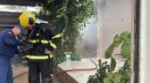 Parte de residência fica destruída após incêndio