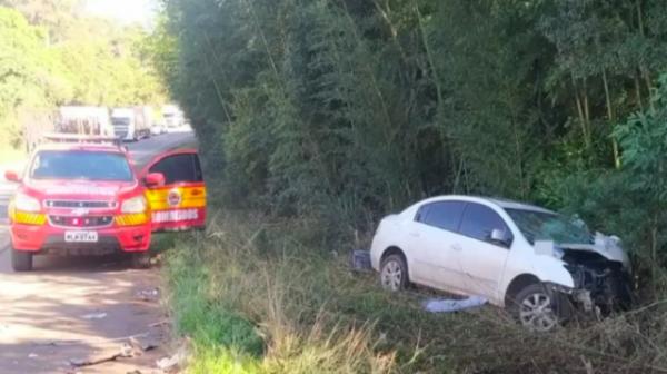 Horas após atropelar e matar esposa, suspeito sofre acidente e é preso em SC