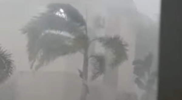 Temporal com granizo e ventos causa danos