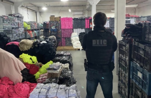 R$ 20 milhões em roupas falsas são apreendidos em capital têxtil de SC