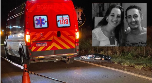 Vítimas do acidente na BR-163 são identificadas; mulher foi levada ao hospital, mas não resistiu