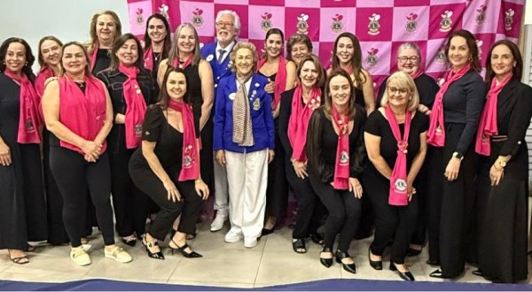 Lions Clube Barracão Mulher recebe visita de autoridades leonísticas