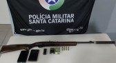 Polícia Militar captura foragido e apreende arma ilegal