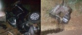 Motor de veículo é arrancado após colisão com caminhão na BR-163; homem ficou ferido