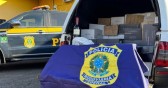 PRF apreende mais de 500 garrafas de vinhos importadas ilegalmente em veículo com placas de SMOeste