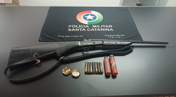 Polícia cumpre mandados e apreende arma artesanal em operação