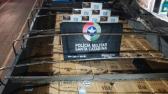 Polícia Militar apreende caminhão com 109 mil maços de cigarros contrabandeados