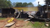 Composteira fica destruída em incêndio no interior de São João do Oeste