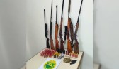Polícia Militar prende três homens e apreende armas na área rural