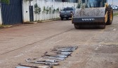 Polícia destrói 50 escapamentos irregulares apreendidos em motocicletas