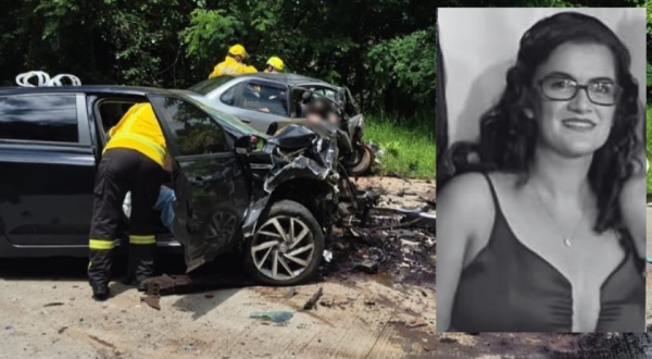 Identificada motorista de São José do Cedro morta em colisão na BR-163