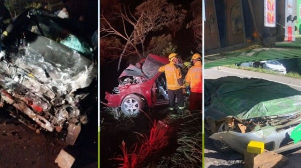 Acidentes em rodovias de SC causam a morte de 12 pessoas em quatro dias
