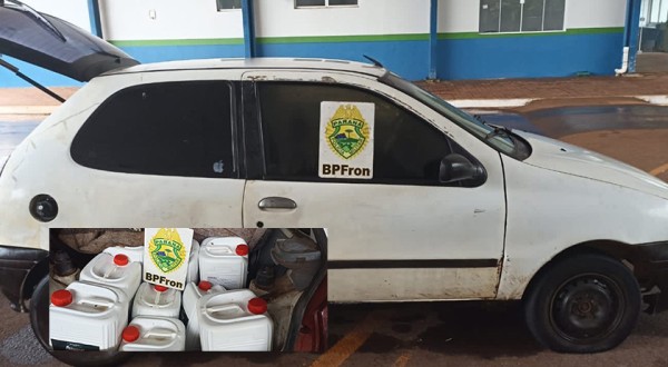 BPFRON apreende veículo carregado com agrotóxicos