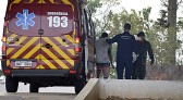 Bombeiros atendem jovem ferido em ocorrência de vias de fato