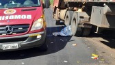 Jovem morre após ser atropelado por carreta na BR 163
