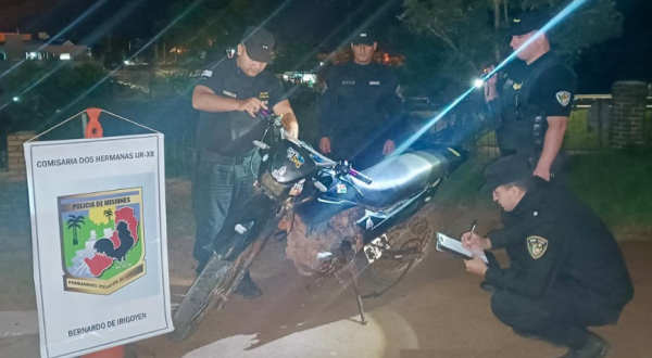 Moto com escapamento barulhento termina apreendida após perturbação em Dos Hermanas