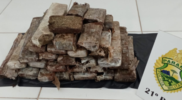 Polícia Militar Apreende 27 kg de Maconha em Realeza