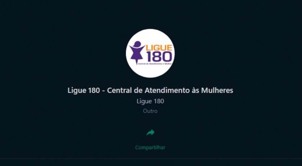 180: atendimento a mulheres vítimas de violência passa a ter canal no WhatsApp