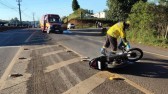 Motociclista morre em colisão com carro na SC-355