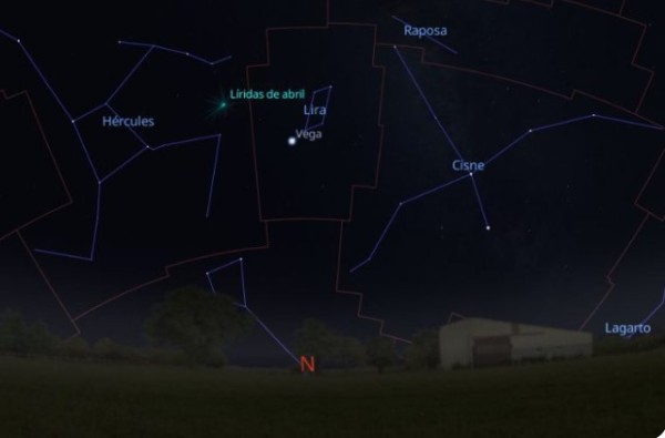 Chuva de meteoros Líridas poderá ser vista na madrugada de 22 de abril