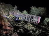 Morre quarta vítima de acidente com ônibus na SC-492, no Oeste de SC