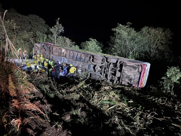 Morre quarta vítima de acidente com ônibus na SC-492, no Oeste de SC