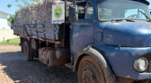 Caminhão carregado com recicláveis é apreendido pelo BPFRON