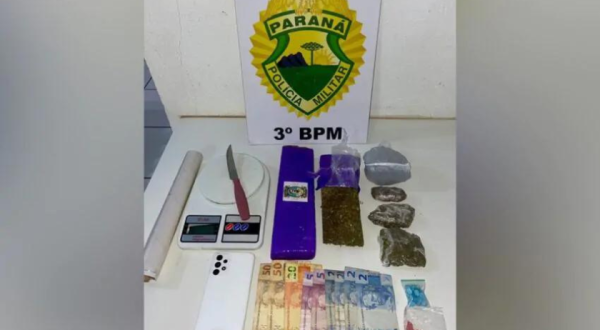 Polícia Militar prende mulher por tráfico de drogas e apreende maconha e ecstasy