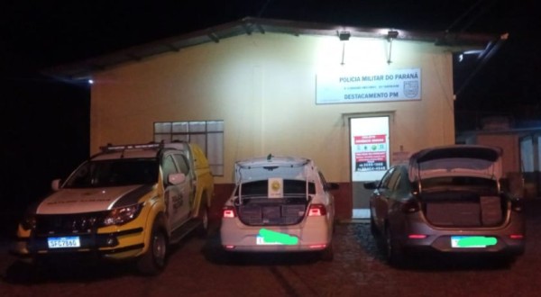 Polícia Militar apreende veículos carregados com vinho ilegal