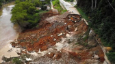 BR-470, em Rio do Sul, deve continuar interditada por pelo menos 20 dias
