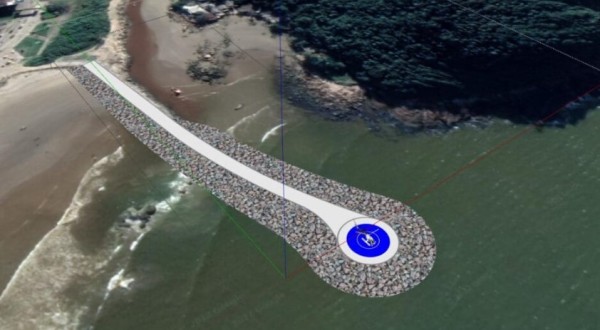 Praia de SC pode ganhar heliponto público