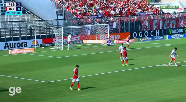 Inter perde para o Bragantino e vai para a parada da Copa na beira do Z-4