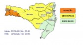 Defesa Civil atualiza e onda de calor deve persistir até domingo em SC