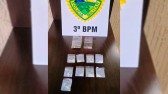 Maconha, MDMA, cocaína e pistola de pressão são apreendidas durante abordagem