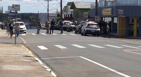 Tentativa de assalto em agência bancária mobiliza diversos policiais