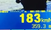 Trânsito Motociclista é flagrado a 183 km/h durante fiscalização da PRF no feriado de Corpus Christi