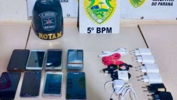 Polícia prende funcinário terceirizado que vendia celulares para presos da penitenciária de Beltrão