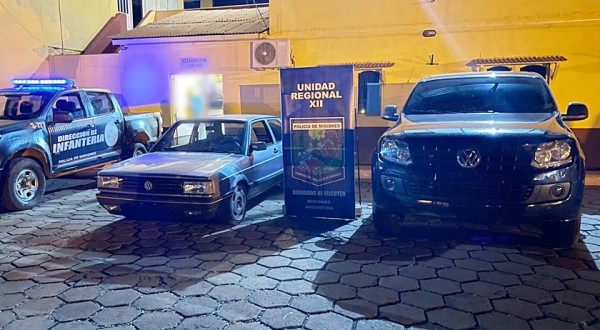 Dois veículos furtados no Brasil são recuperados pela polícia da Argentina