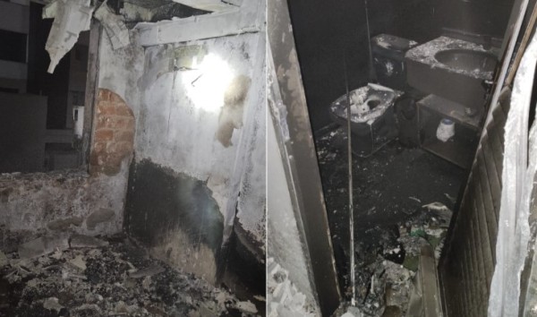 Incêndio em hotel mobiliza bombeiros e deixa cinco hospitalizados